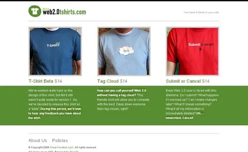 web 2.O tee
