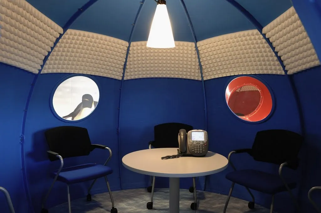 Salle de réunion en forme d'Igloo