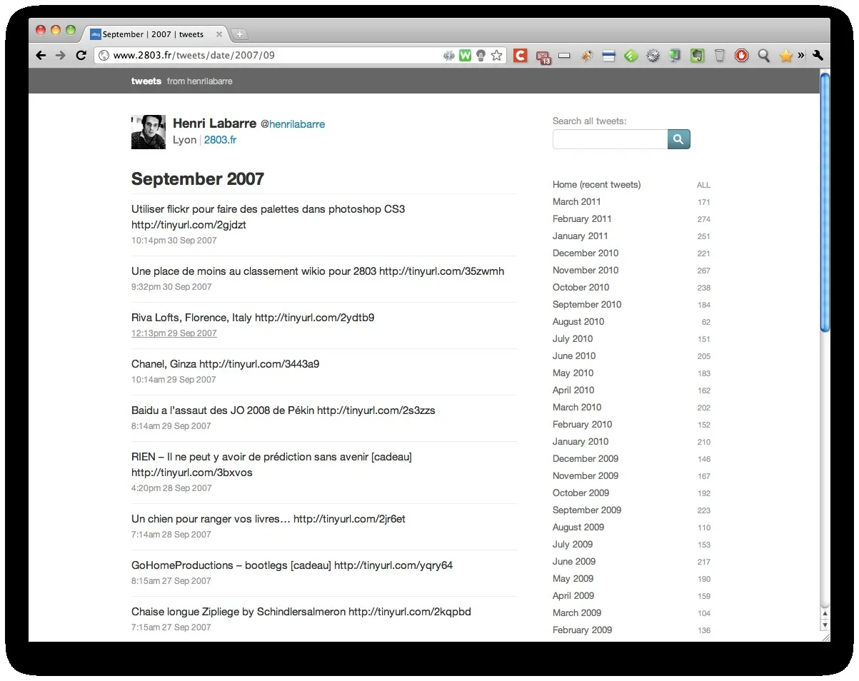 2803-tweets-3 Sauvegarder et archiver son compte Twitter avec wordpress — photo 4