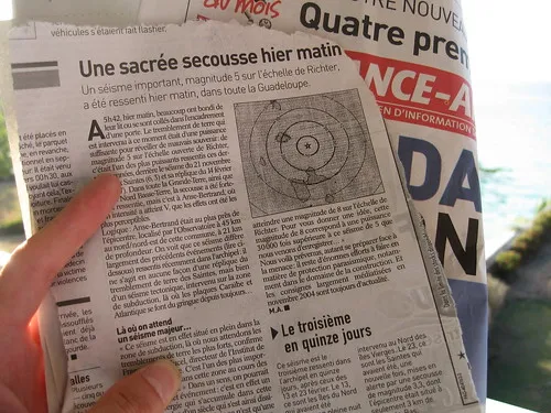 Séisme Guadeloupe