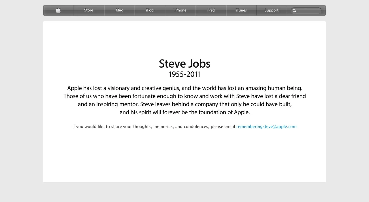 Steve Jobs 1955-2011 — photo 1