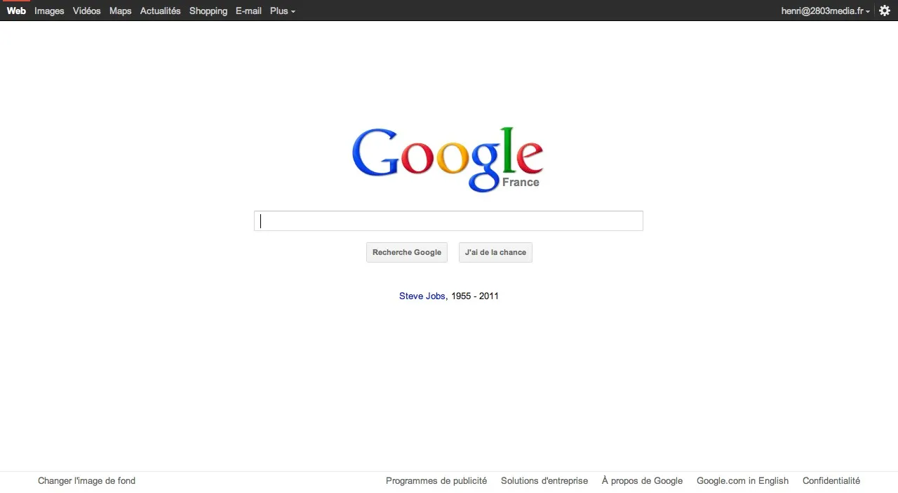 Google(1) Steve Jobs 1955-2011 — photo 4
