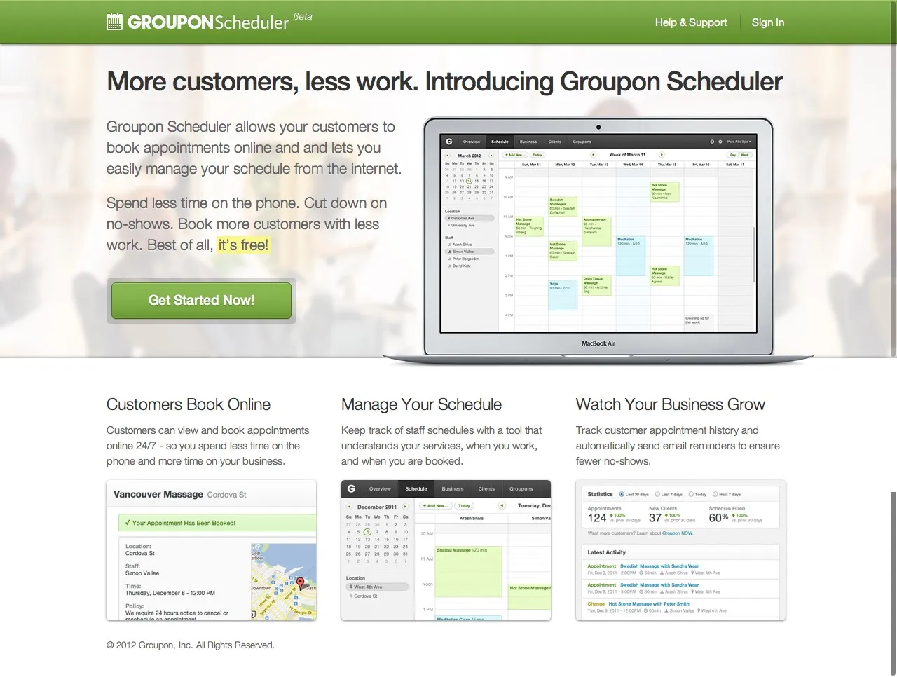 Groupon lance Groupon Scheduler, un calendrier pour les prises de rdv des magasins — photo 1