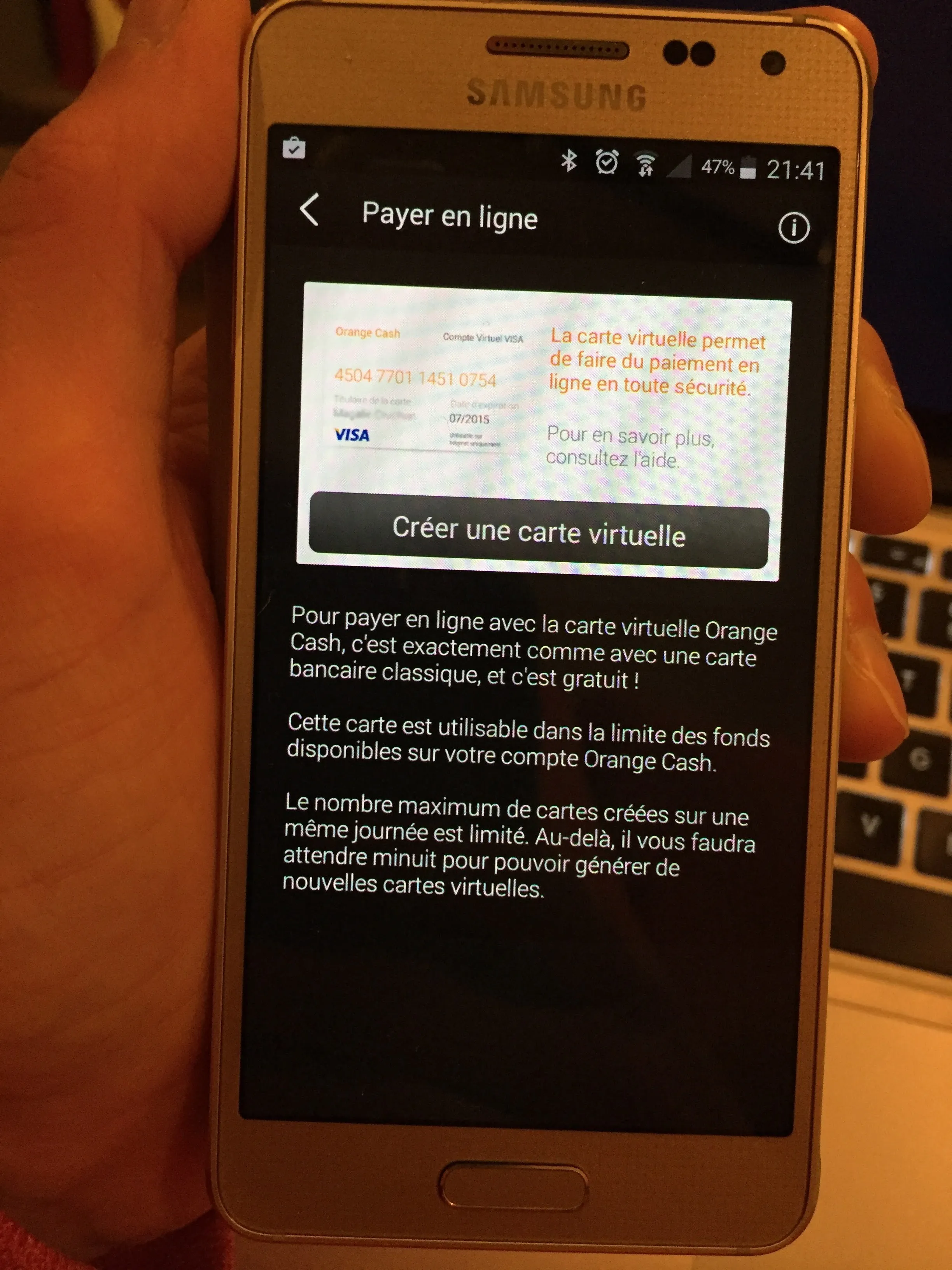 J'ai testé Orange Cash — photo 5