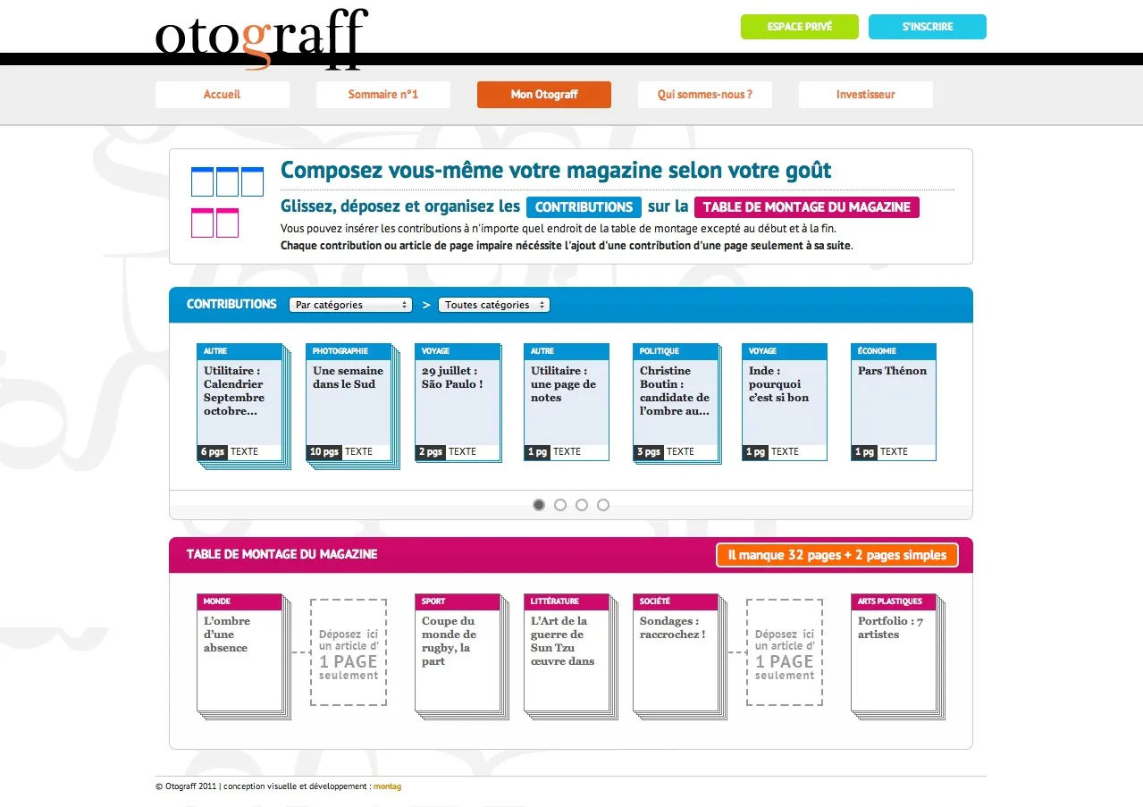 Otograff un nouveau magazine personnalisable — photo 2