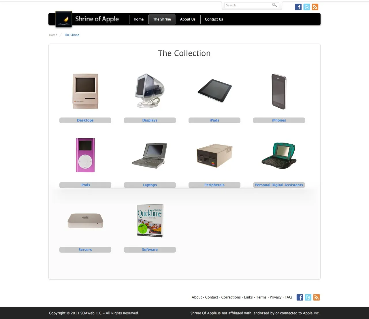 Shrine Of Apple - The Collection Shrine of Apple, le site pour les fans des produits à la pomme — photo 3