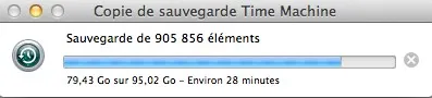 TimeCapsule2 Accélérer le premier backup de time machine — photo 3