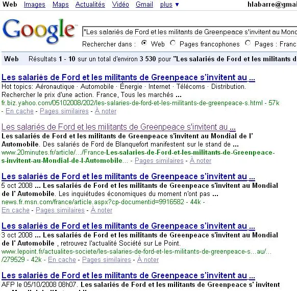 L'AFP grand créateur de duplicate content — photo 1