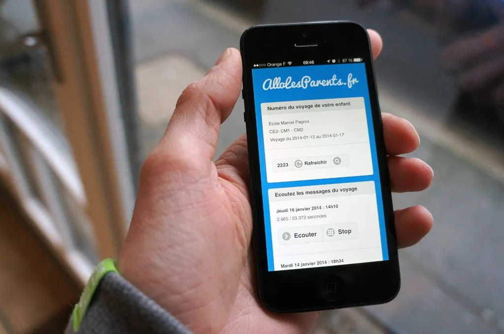 Application iphone pour les parents