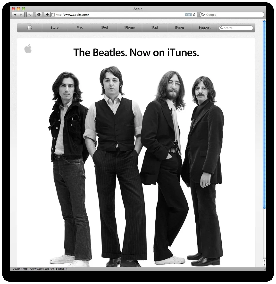 apple-beatles Les Beatles sont sur iTunes — photo 1