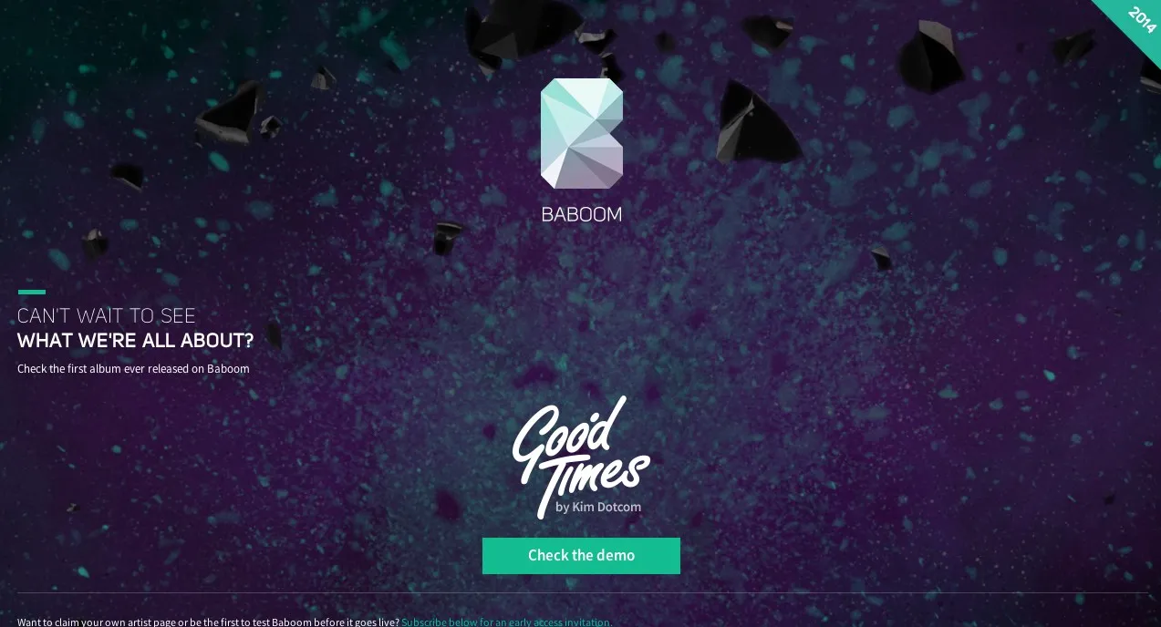 Ouverture de Baboom la plateforme de musique de Kimdotcom — photo 2