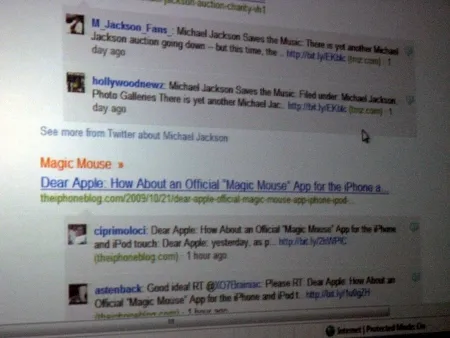 bing-twitter-example Intégration de Twitter dans Bing