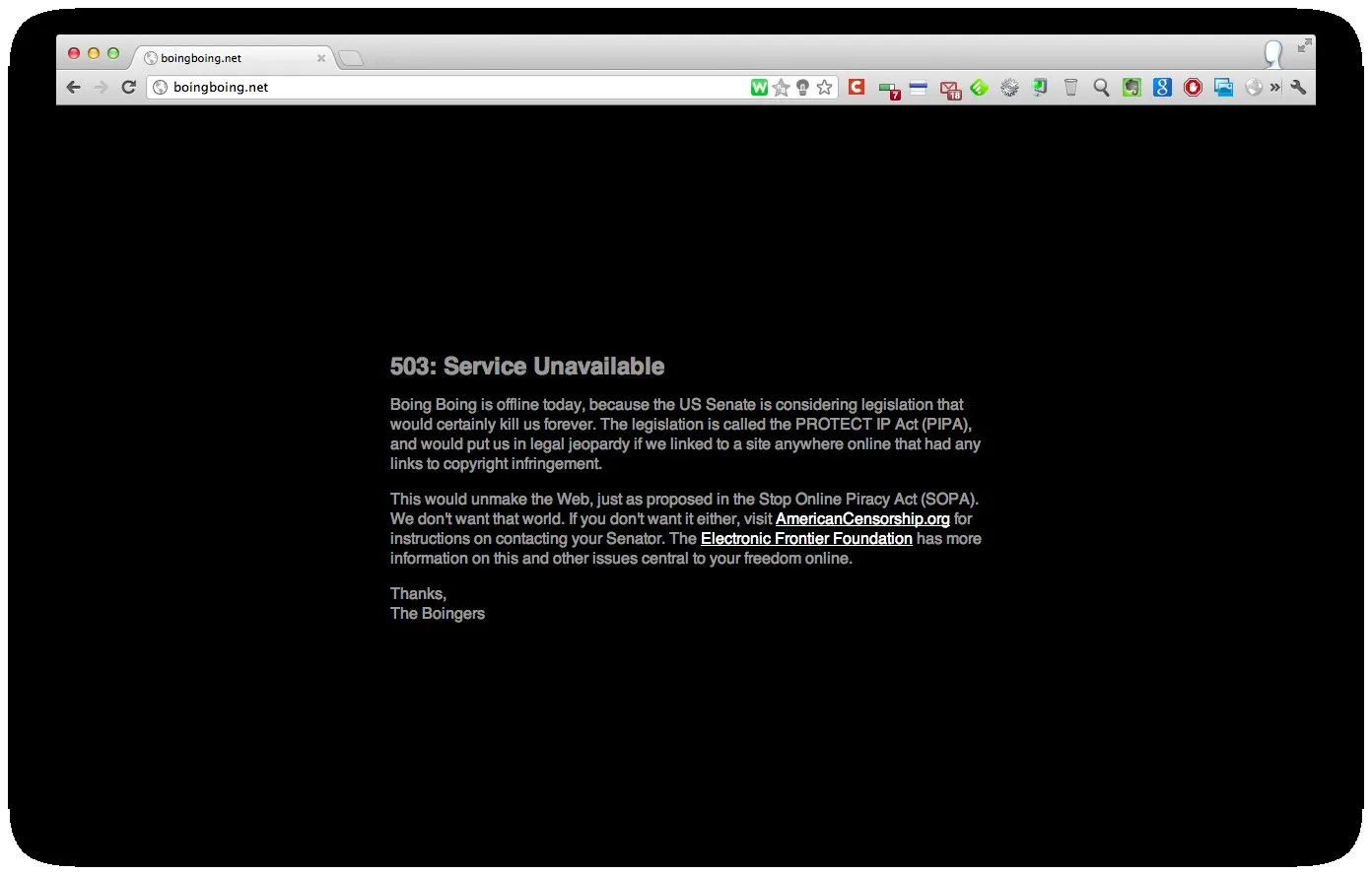 boingboing-sopa Homepage des gros sites anti-SOPA — photo 2