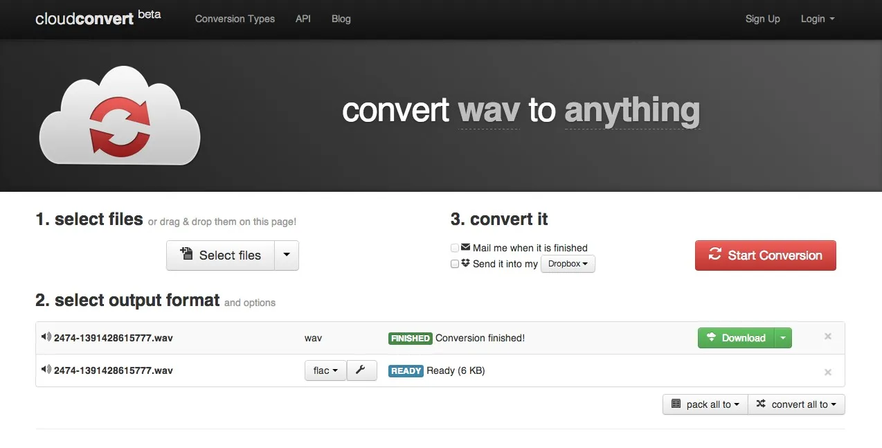 Convertir vos fichers facilement avec Cloudconvert — photo 1