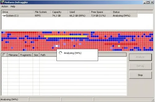 defragmentation