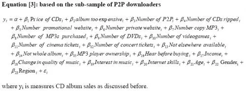 équation p2p mp3