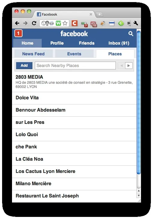 facebook-places-france Facebook Places disponible en France — photo 1