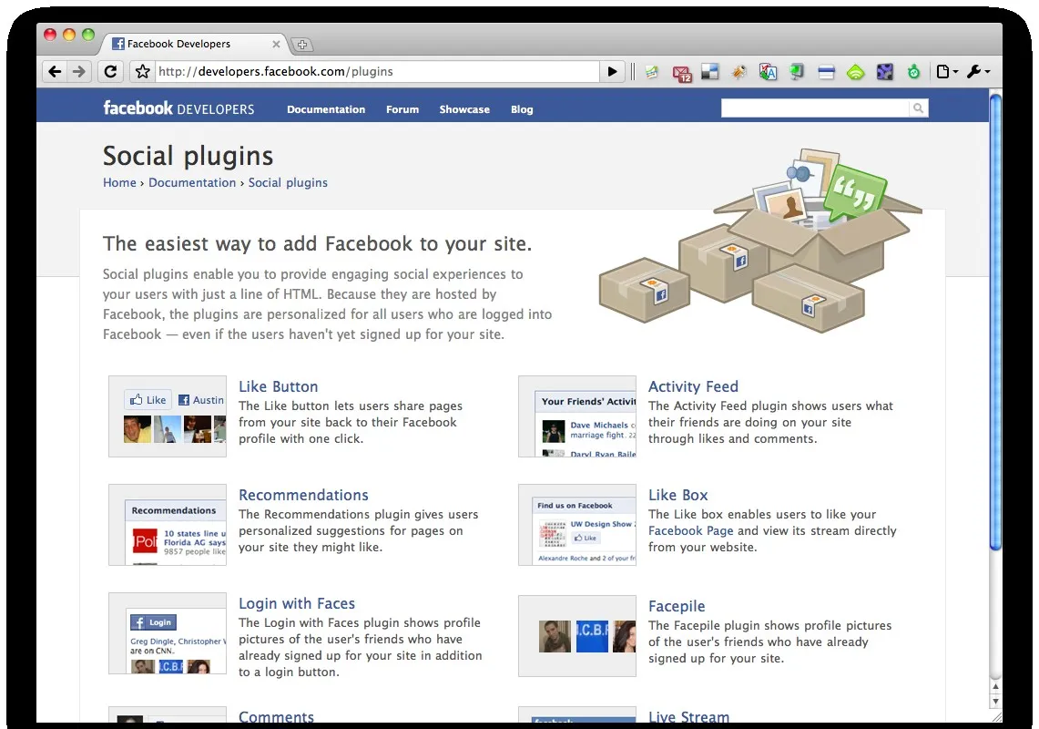 Intégrer le bouton like de Facebook sur un site Internet — photo 1