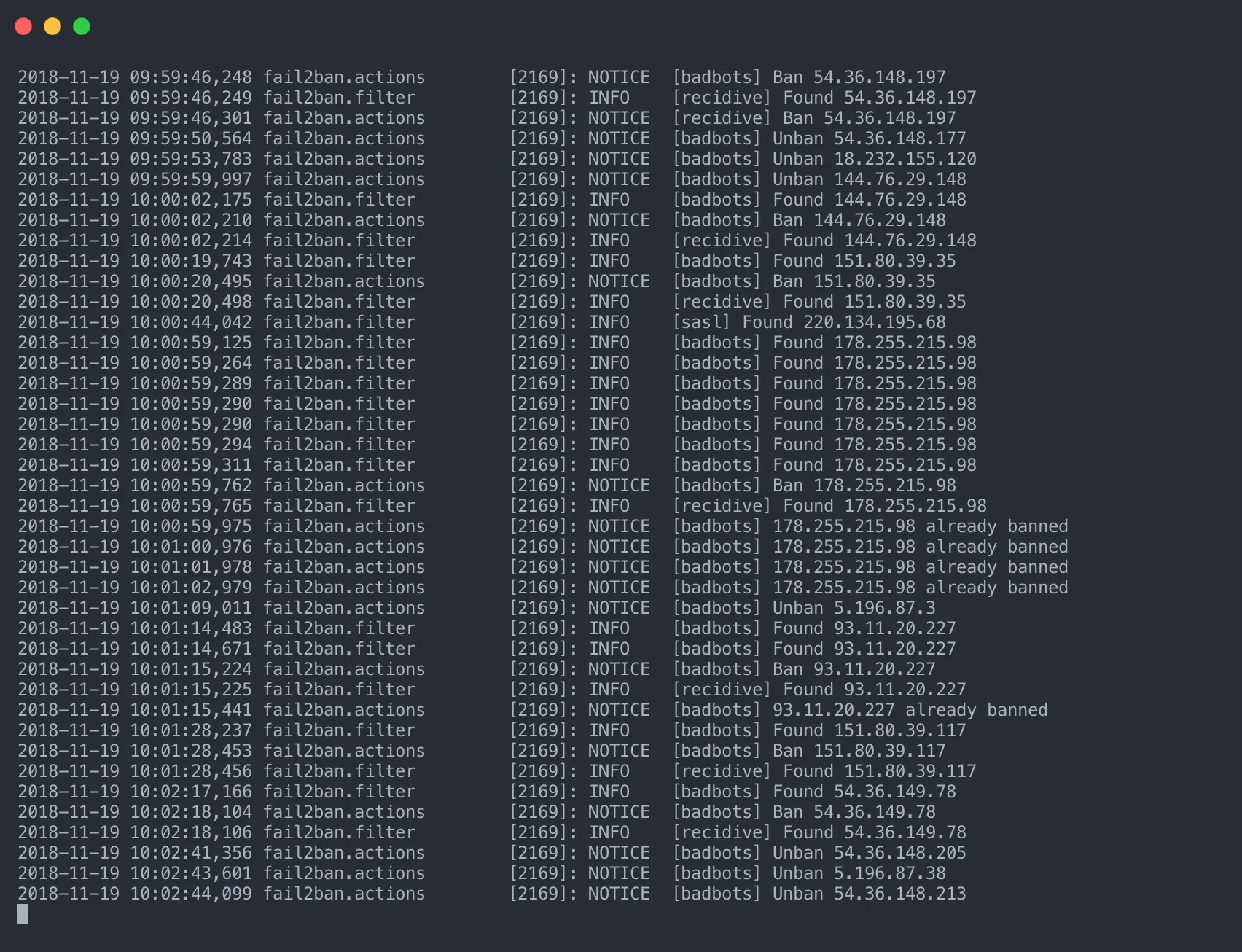 Comment bloquer les mauvais robots sur votre site avec Fail2ban — photo 1