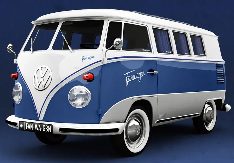 Belle utilisation de facebook par volkswagen pour le fanwagen — photo 3