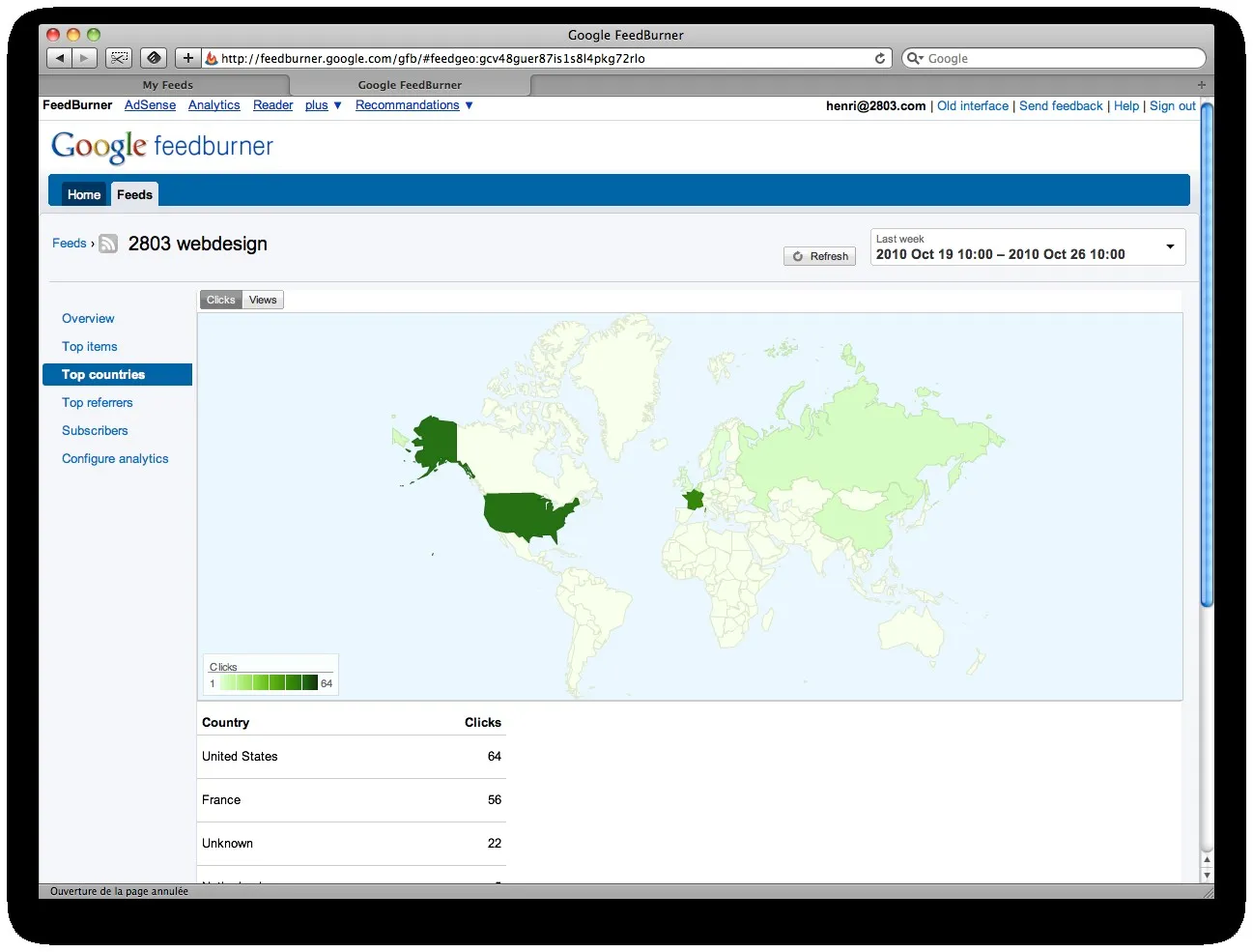 Feedburner se dote d'une nouvelle interface — photo 4