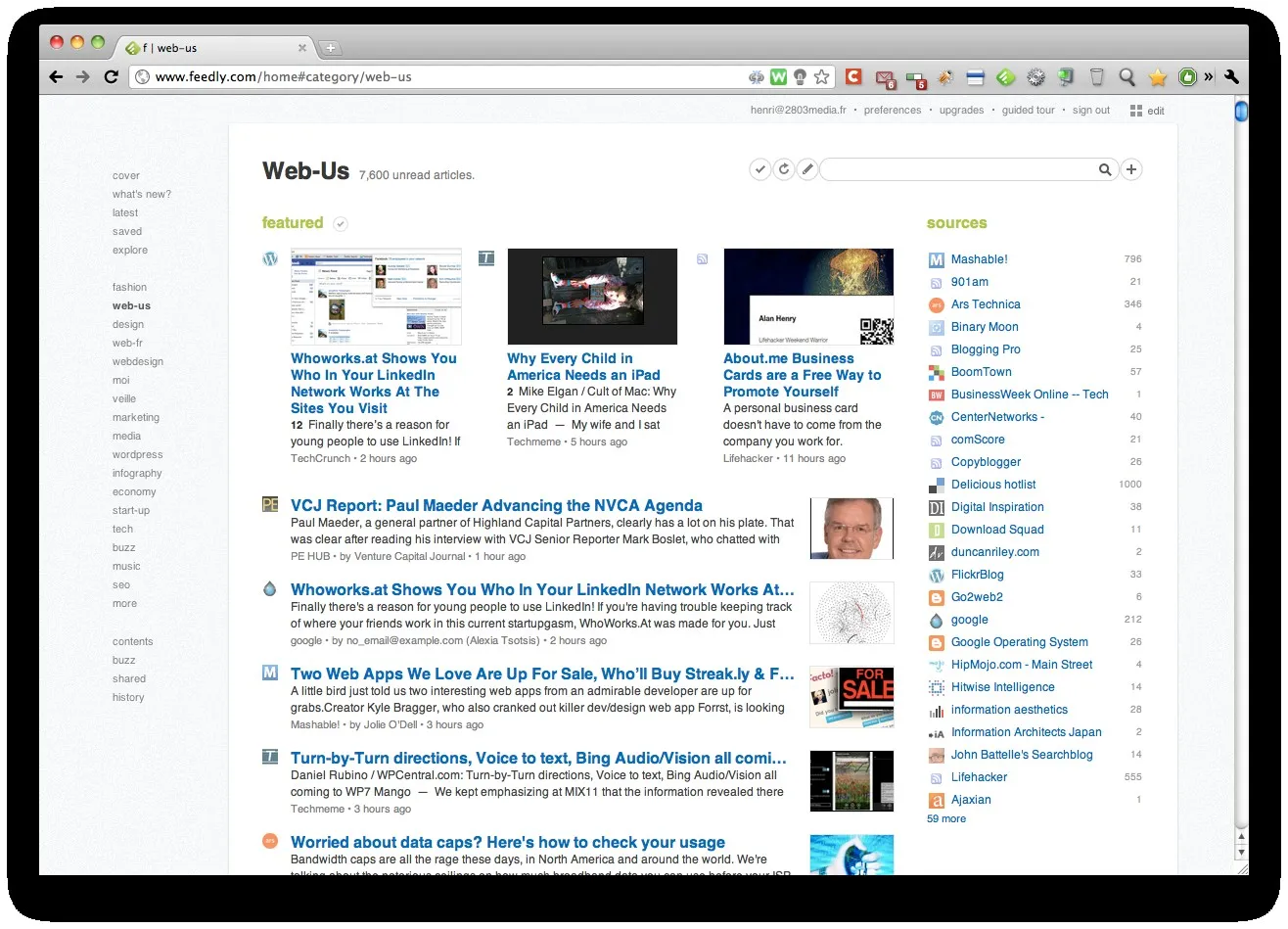 feedly Feedly Mobile 2.0 à l'attaque de FlipBoard — photo 2