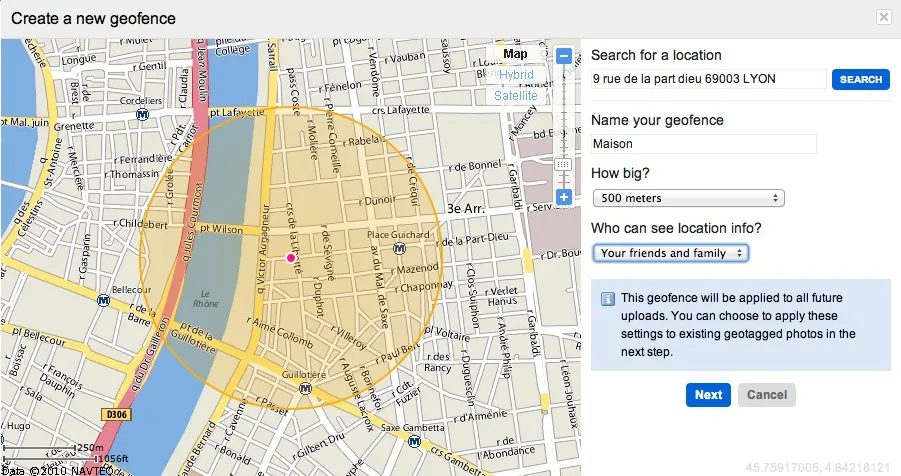 Flickr lance Geofences, la géolocalisation des droits — photo 1