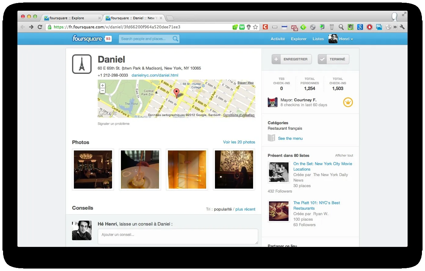 foursquare-menu Foursquare ajoute les menus et les prix des restaurants — photo 1