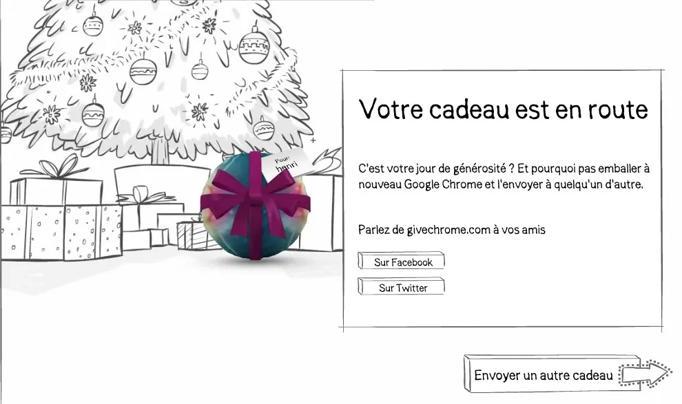 Offrez chrome à Noël, le cadeau de Google — photo 1