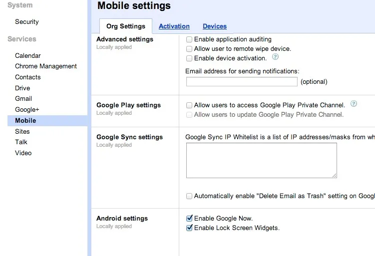 Activer Google Now pour les comptes Google Apps — photo 2