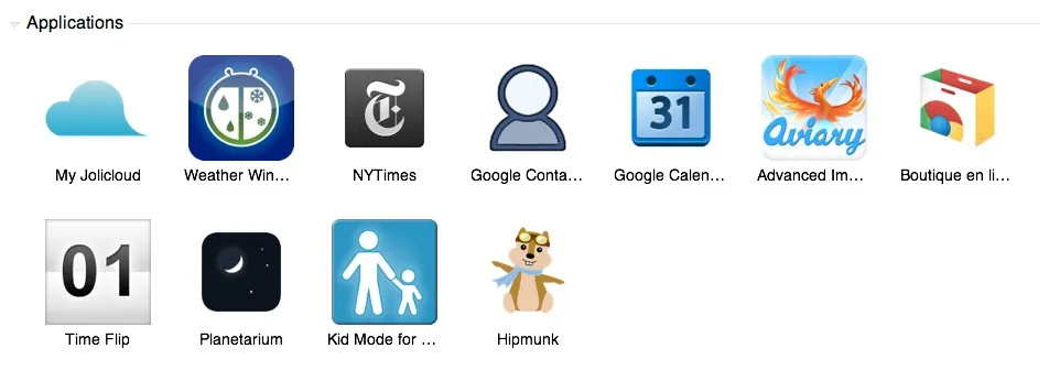 Retour sur les applications pour Google Chrome — photo 1