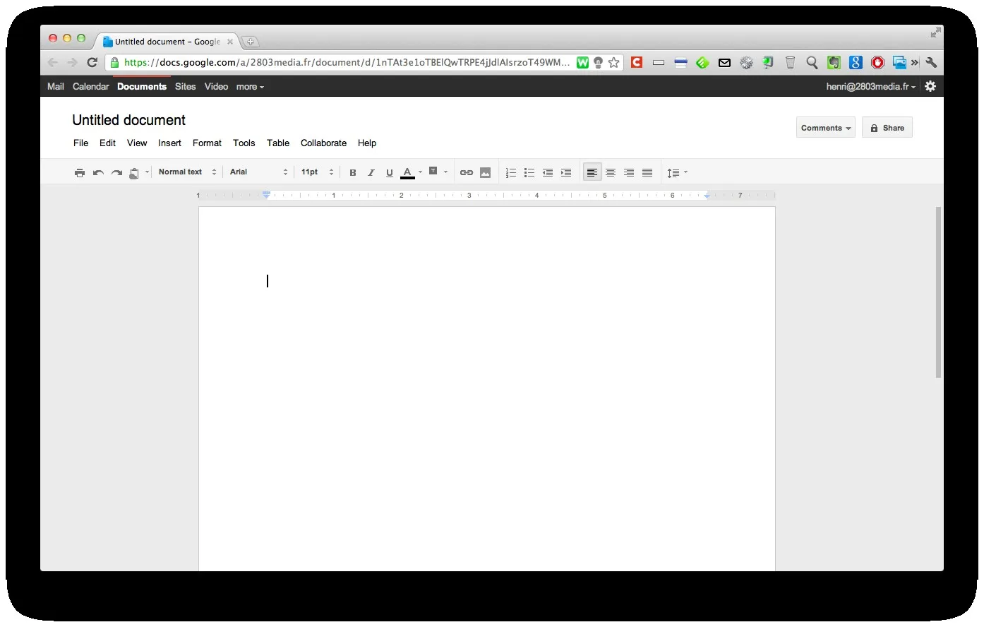 google-docs Nouveau look pour Google Docs et Spreadsheet — photo 2