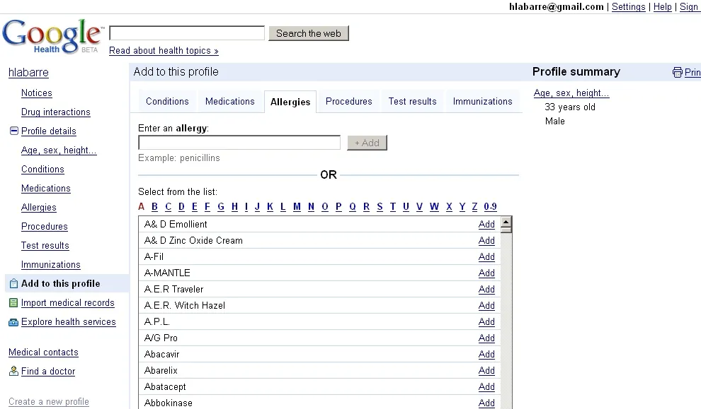 Google va de plus en plus (trop) loin dans la connaissance des individus avec Google Health — photo 1