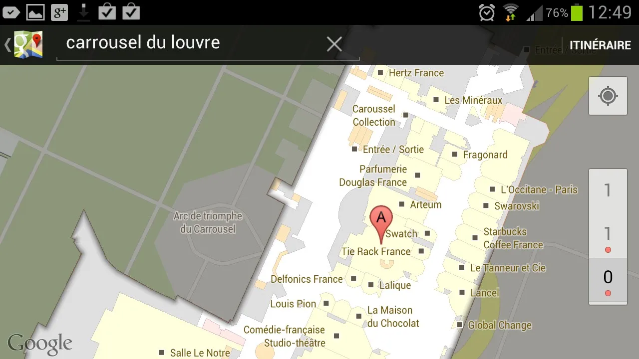 google-maps-indoor-3 Google Map indoors est disponible en France — photo 4