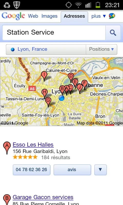 google-mobile-2 Plus de local pour la version mobile de Google, recherche par images et vocale — photo 2