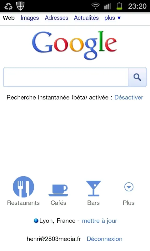 google-mobile Plus de local pour la version mobile de Google, recherche par images et vocale — photo 1