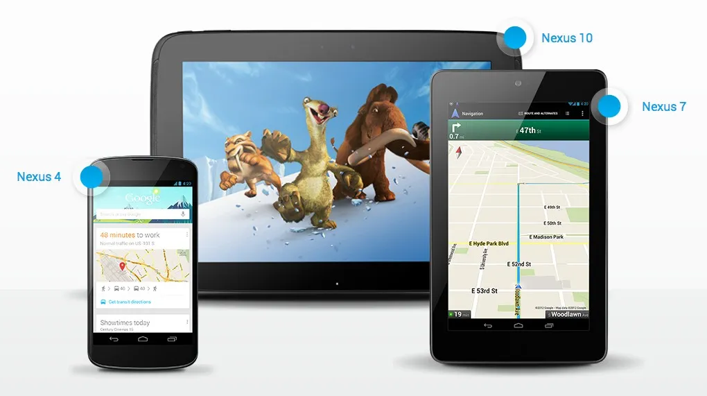 Google dévoile sa gamme de tablettes et smartphone Nexus — photo 1