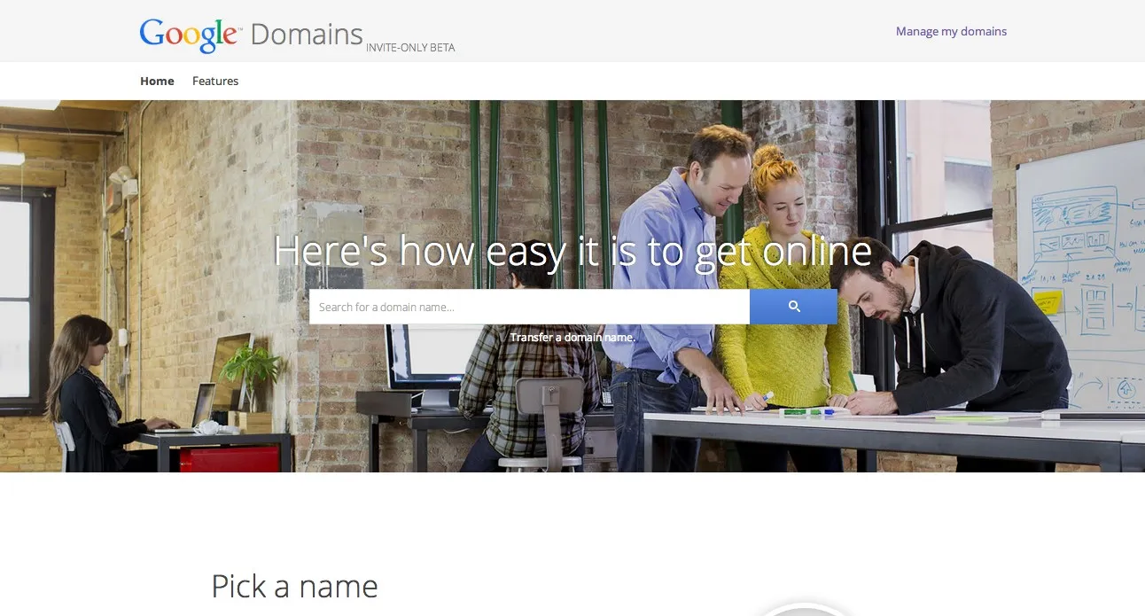 Google propose l'achat de noms de domaines — photo 1