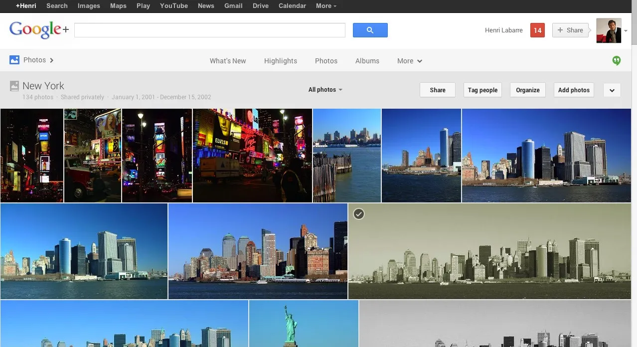 Nouvelle interface pour Google+ et Google Photos — photo 1
