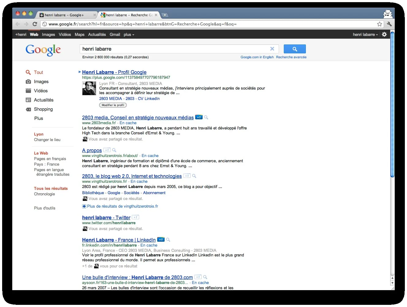 google-profil Google+ pour les marketeurs — photo 2
