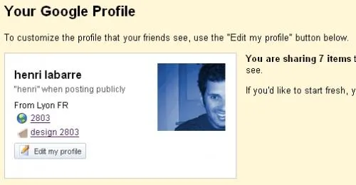 google-profile Google Buzz et maintenant on fait quoi? — photo 3
