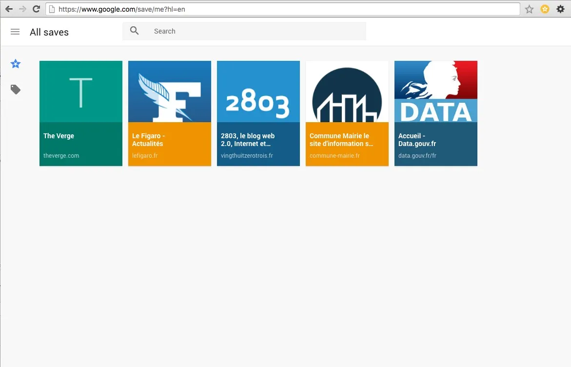 Google Save nouvel essai de Google pour gérer les favoris web — photo 3