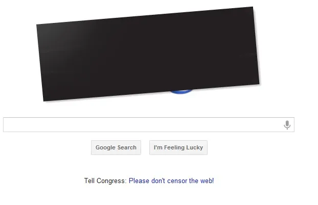 Homepage des gros sites anti-SOPA — photo 1