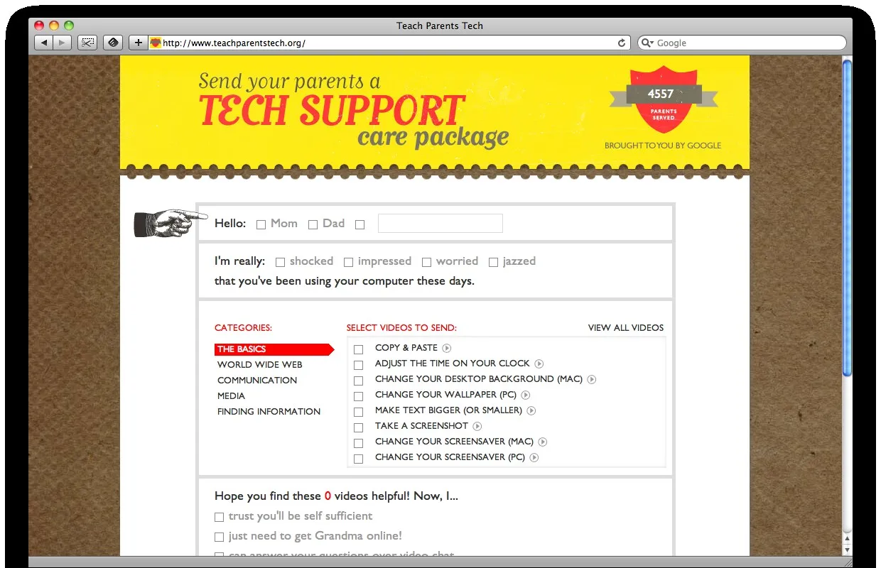 Google pense aussi à vos parents! — photo 1
