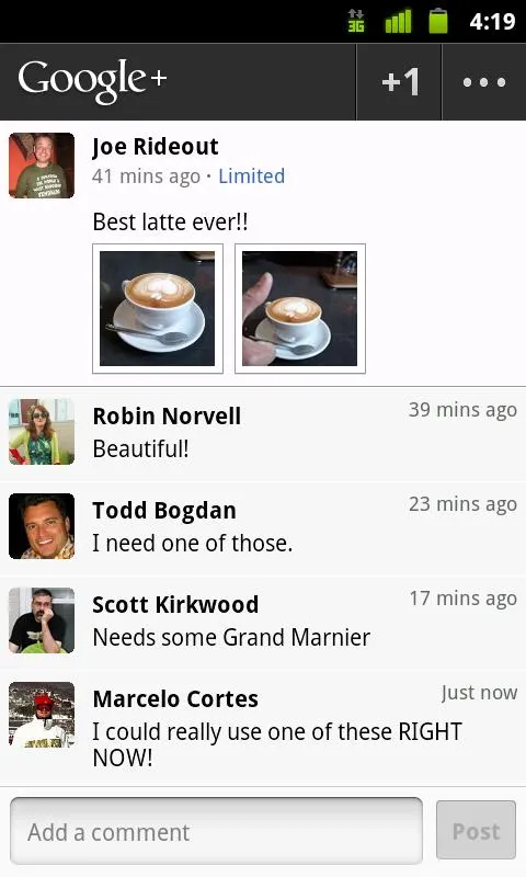 googleplus-mobile-4 Google+ : Facebook, Flickr, Foursquare, Skype en plus simple? — photo 5