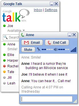 Google Talk vs Skype... — photo 1