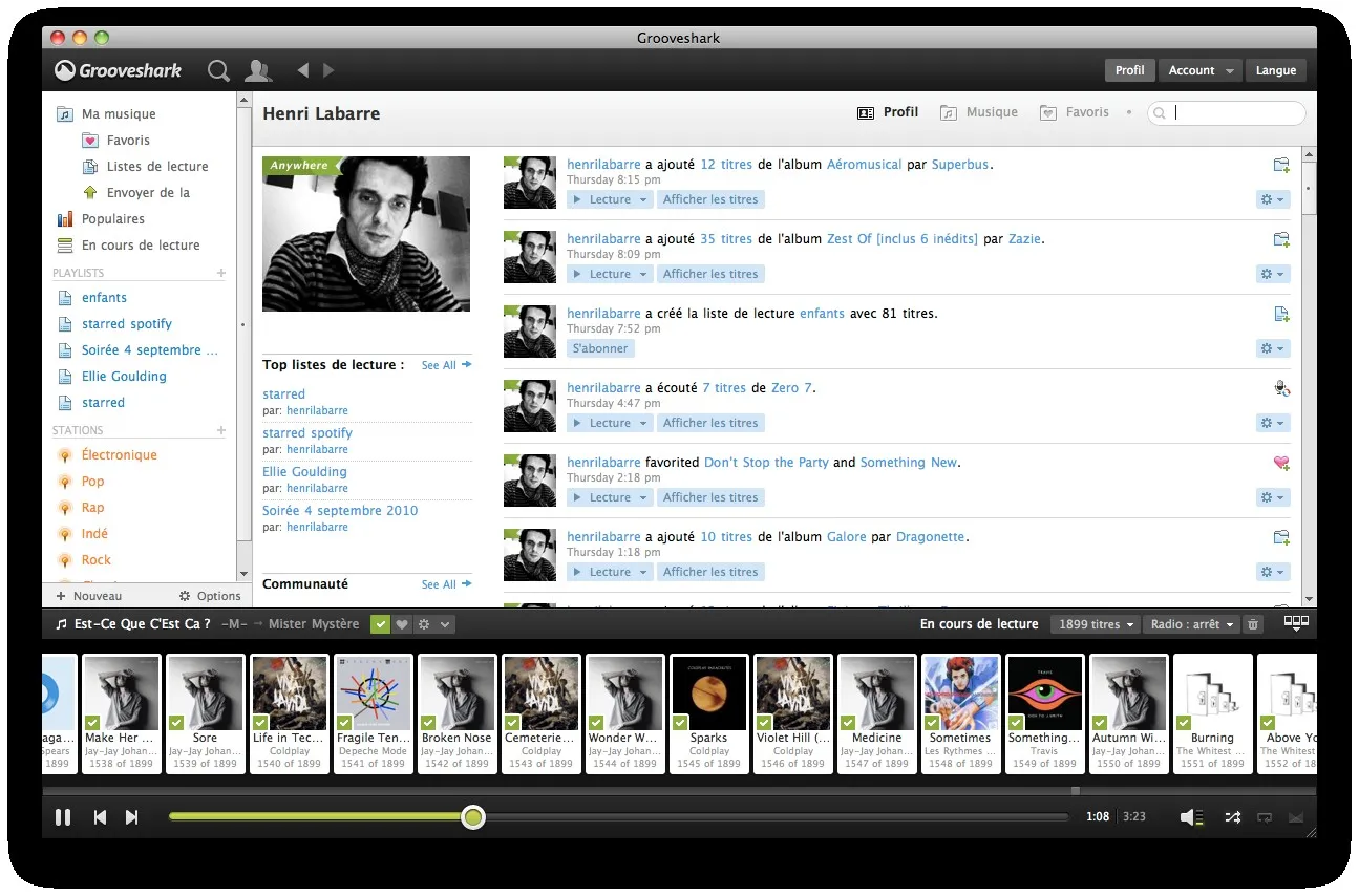 Grooveshark la meilleure offre musicale du moment, devant Spotify — photo 3