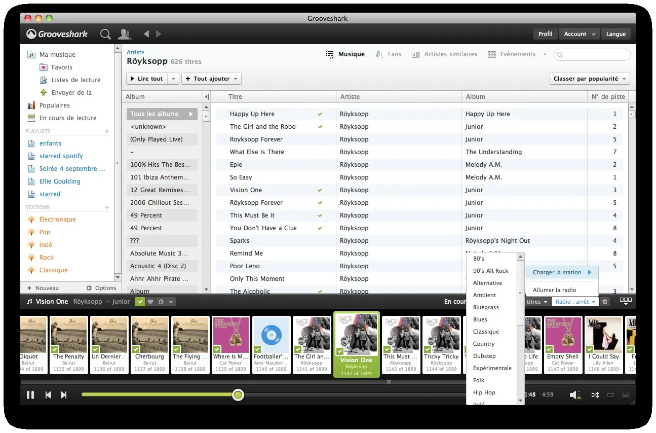 Grooveshark la meilleure offre musicale du moment, devant Spotify — photo 6