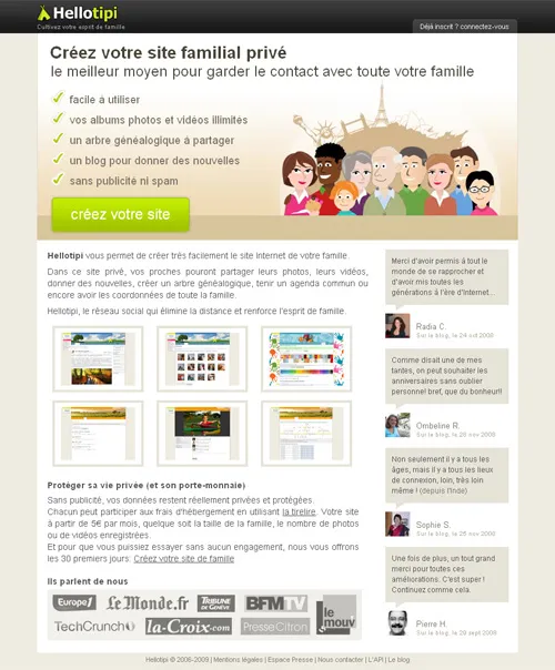 100 invitations pour créer un site chez Hellotipi — photo 1