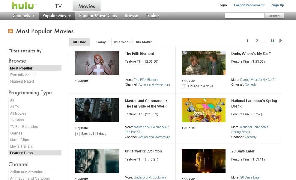 Sling propose aussi des films à regarder gratuitement sur Internet — photo 3